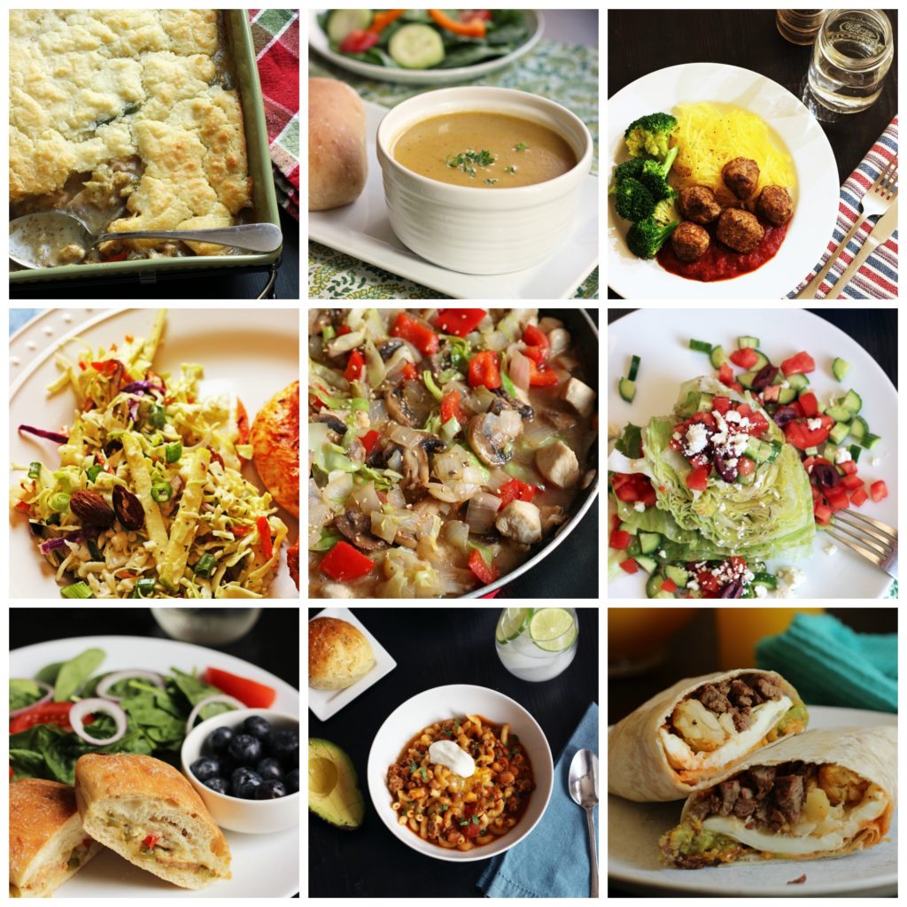 A Month of Comfort Foods Meal Plans